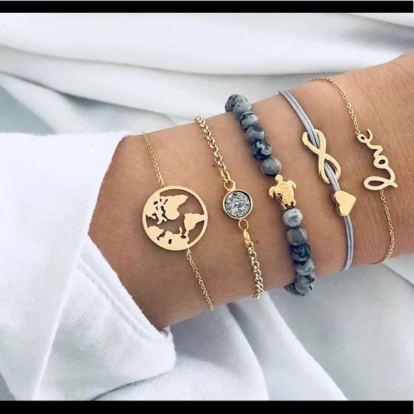 Accessories - Bohemian Bracelet Set For women different shspes